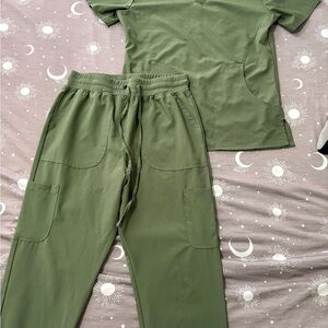 Olive Green Women's Loungewear Set